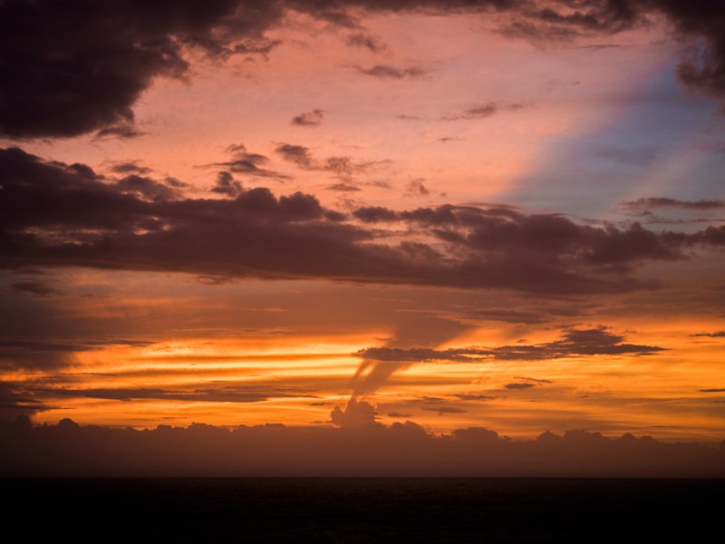 Caribbean Sunset Grey Caribbean - 2X